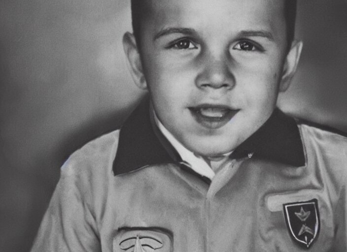 a baby face