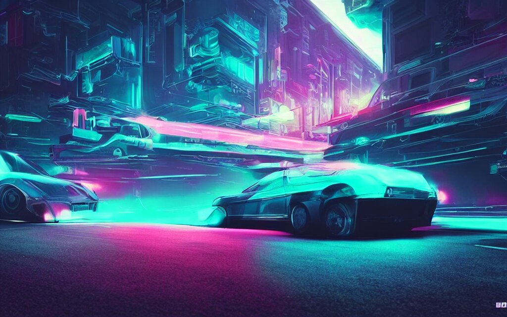 Synthwave car
