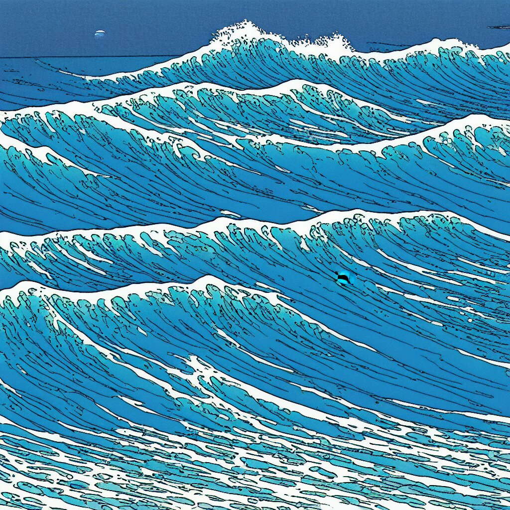 Olas del mar 