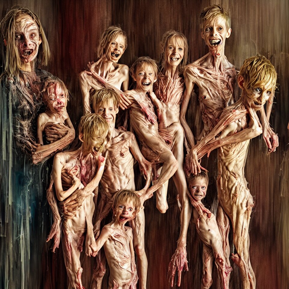 very scary oil paint 