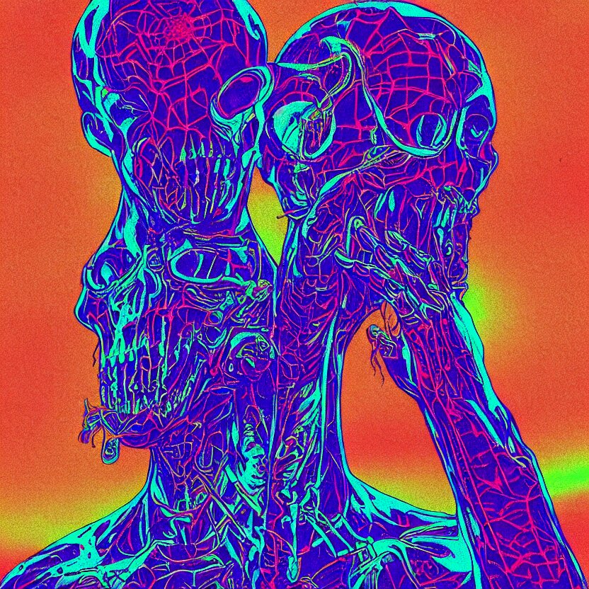 psychedelic couple