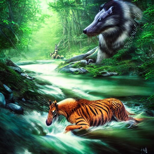 Nature with animal