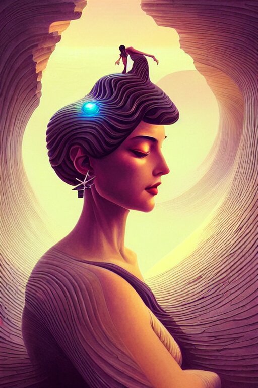 Energetic jazz piano portrait, Art Deco rocks, fantasy, intricate art deco sand designs, elegant, highly detailed fractals, sharp focus, perspective, art by Artgerm and beeple and Greg Rutkowski and WLOP