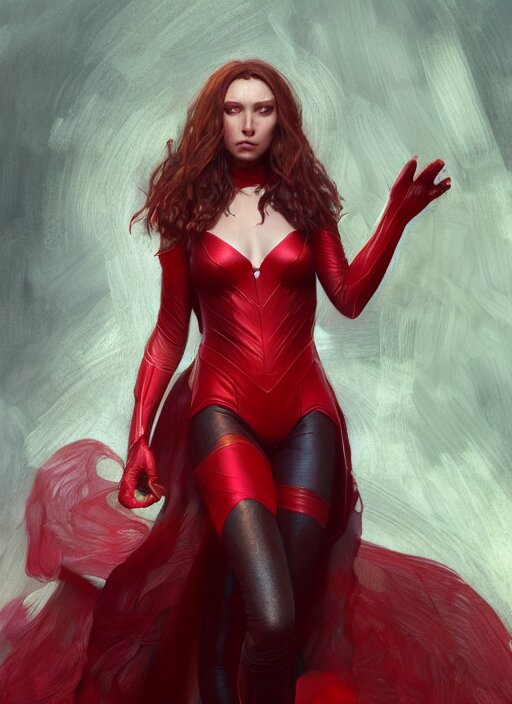 Make her look like real scarlet witch