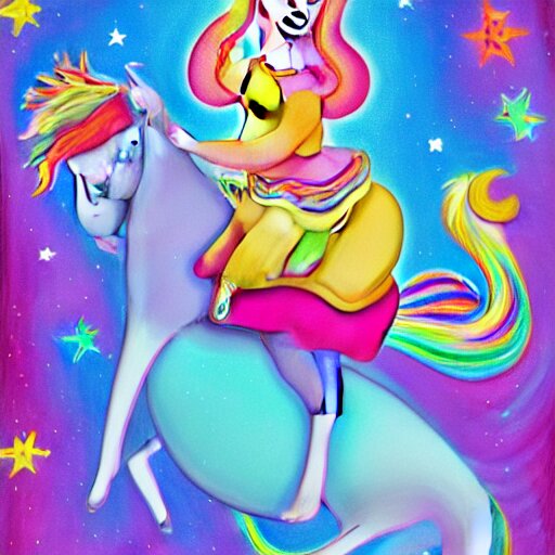 a painting of a lawyer riding an unicorn, a storybook illustration by Lisa Frank, featured on behance, magical realism, irridescent, storybook