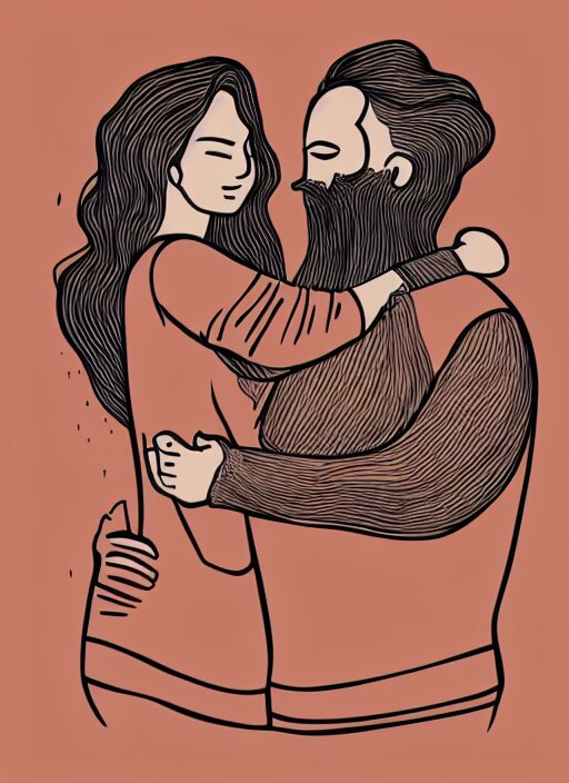 hug love