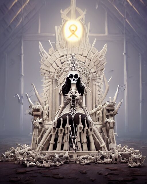 computer rendering of a young queen sitting on her throne, crown, beautiful earrings, royal dress, throne made of gold, stephen bliss, unreal engine, by greg rutkowski, loish, rhads, makoto shinkai and lois van baarle, ilya kuvshinov, rossdraws, global illumination, radiant light, trending on artstation