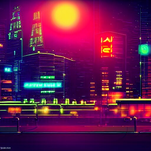 A city at night. Neon lights, futuristic, hyperrealistic, highly detailed, variable lighting, dramatic, cyperpunk. Fireflies provide the perfect light source. replace all the neon lights with fireflies