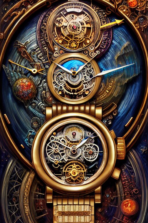 intricate Mystery Hours chronograph tourbillon clocks james gurney, dan luvisi, Petros Afshar, tim hildebrandt, liam wong, Mark Riddick, thomas kinkade, ernst haeckel, dan mumford, trending on artstation, josephine wall, WLOP, cgsociety by Gediminas Pranckevicius, trending on cgsociety and DeviantArt