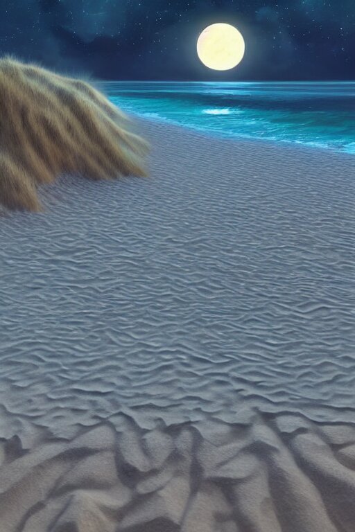 waves and sandy beach