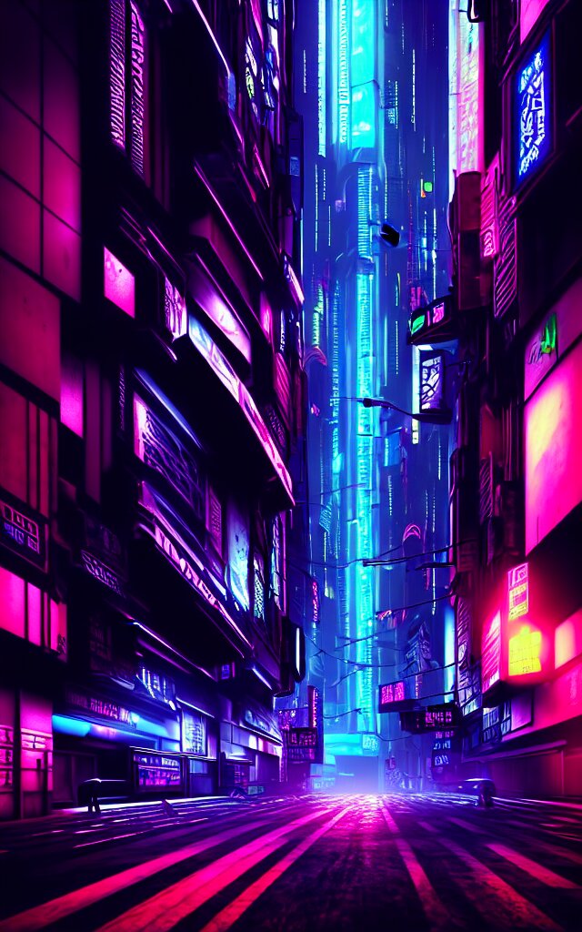 neon sky