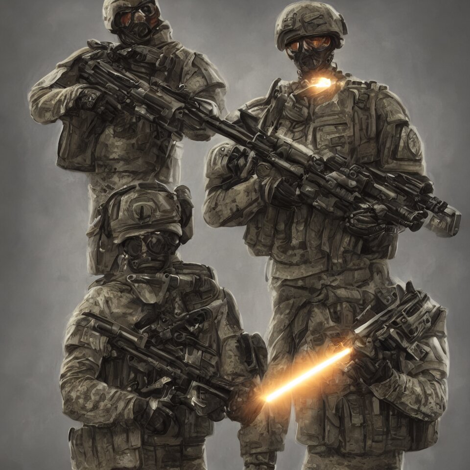 Equipo de soldado elite