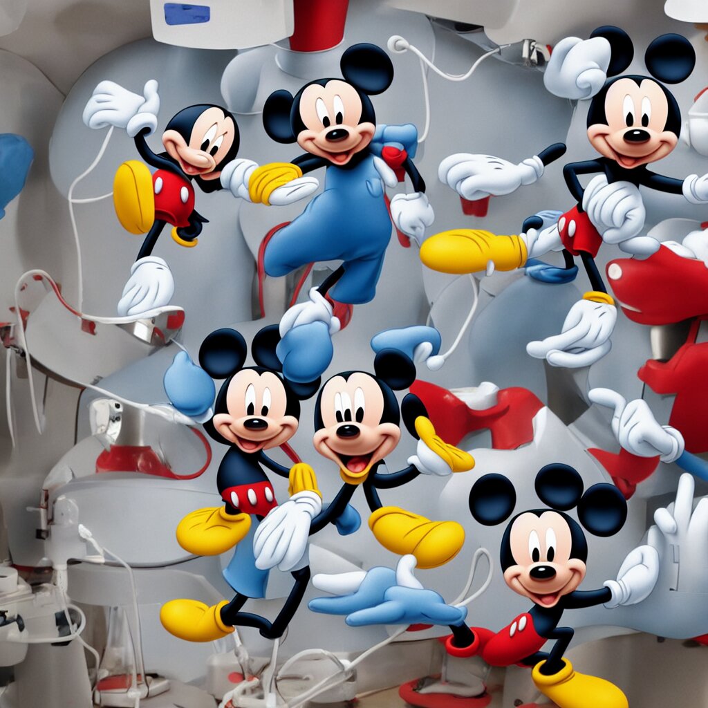Willie The Giant Chases Mickey, Donald And Goofy Effects Round 