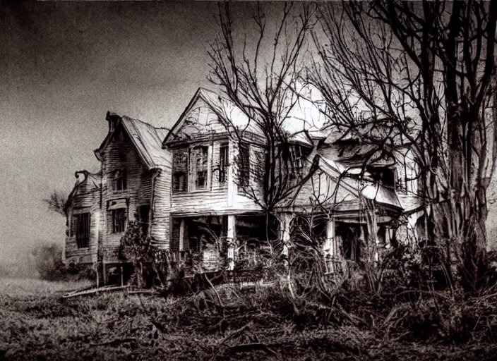 creppy and hunted house