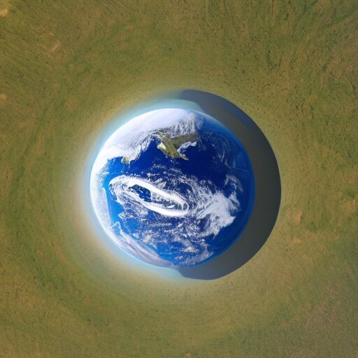 world in space