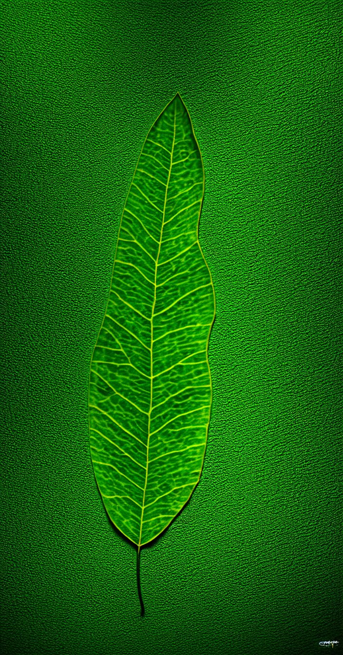 Add a light effect to the leaf to give it a more mystical feel.