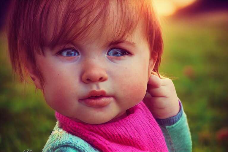 Wow, very pretty baby.