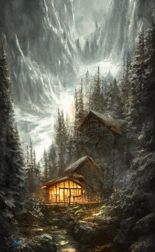 Snow in house