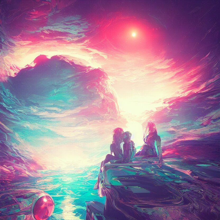 Turn off your mind, relax, and float in a psychedelic digital world.