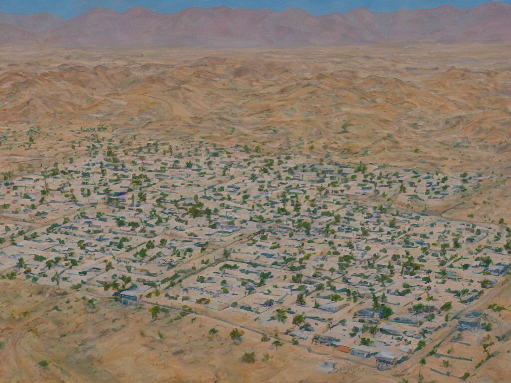 a village or bare land