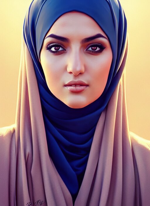 photo of a gorgeous young arabic woman in the style of stefan kostic, realistic, sharp focus, 8k high definition, insanely detailed, intricate, elegant, art by stanley lau and artgerm