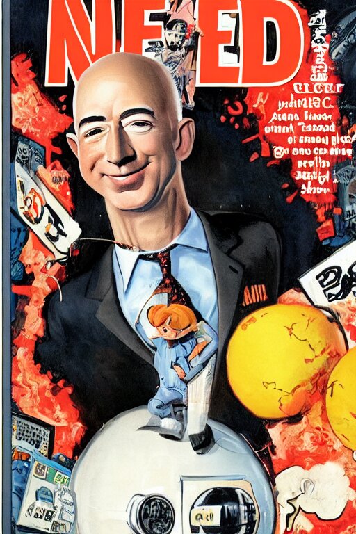 Make him look like real Jeff Bezos