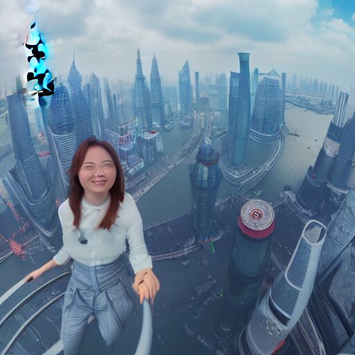 beautiful hongkong scenery 3D