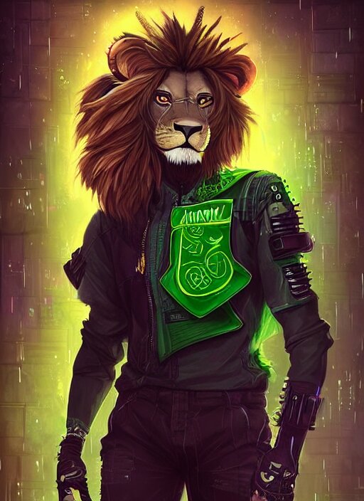 young Lion warrior