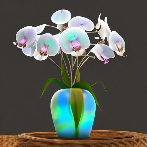 turn the orchid into a shattered mirror