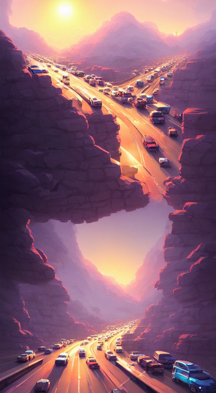 Open road