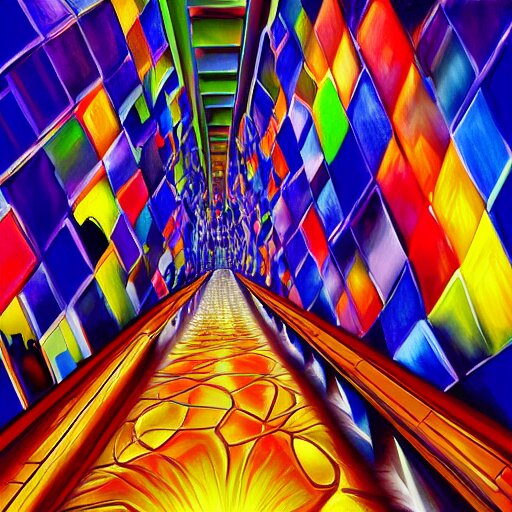 Mid journey  colourful 