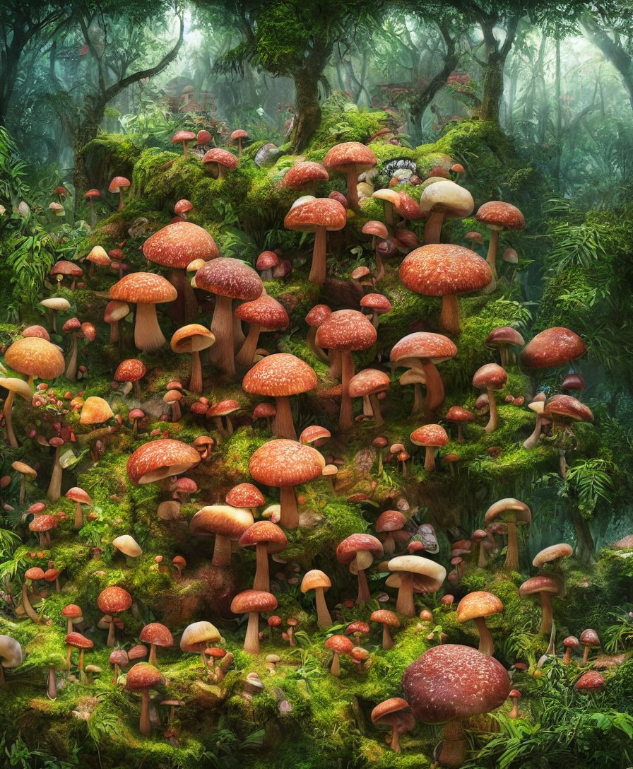 Amazing seen in forest 