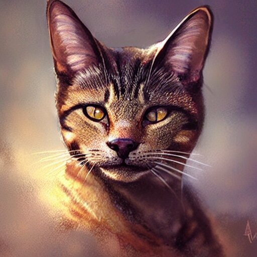 Portrait of a swat cat, highly detailed, shallow depth of field, art by artgerm and greg rutkowski