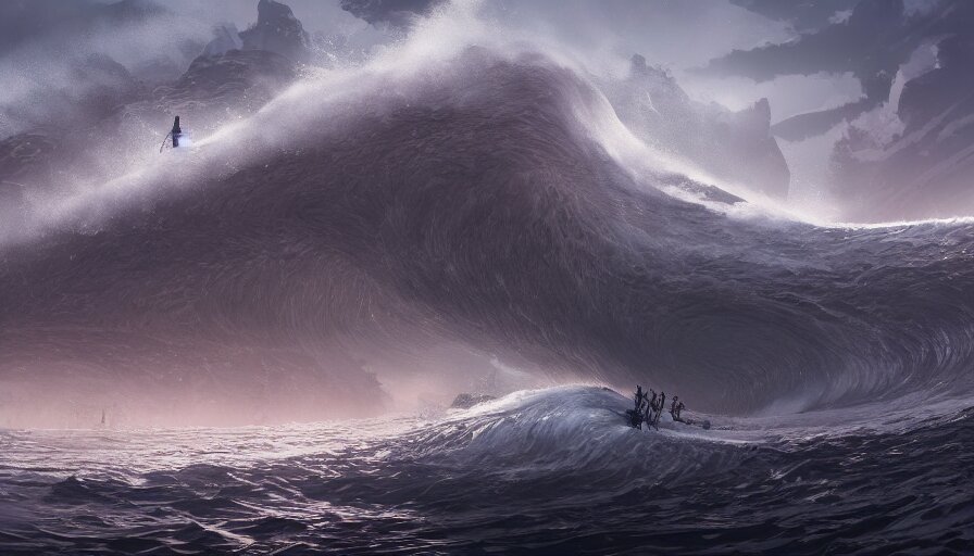 huge ocean waves 