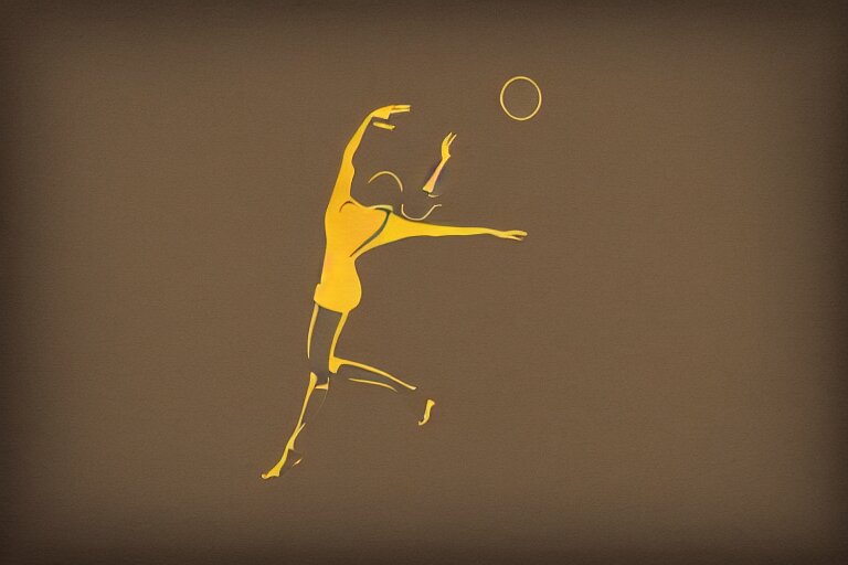 women playing volleyball with the moon