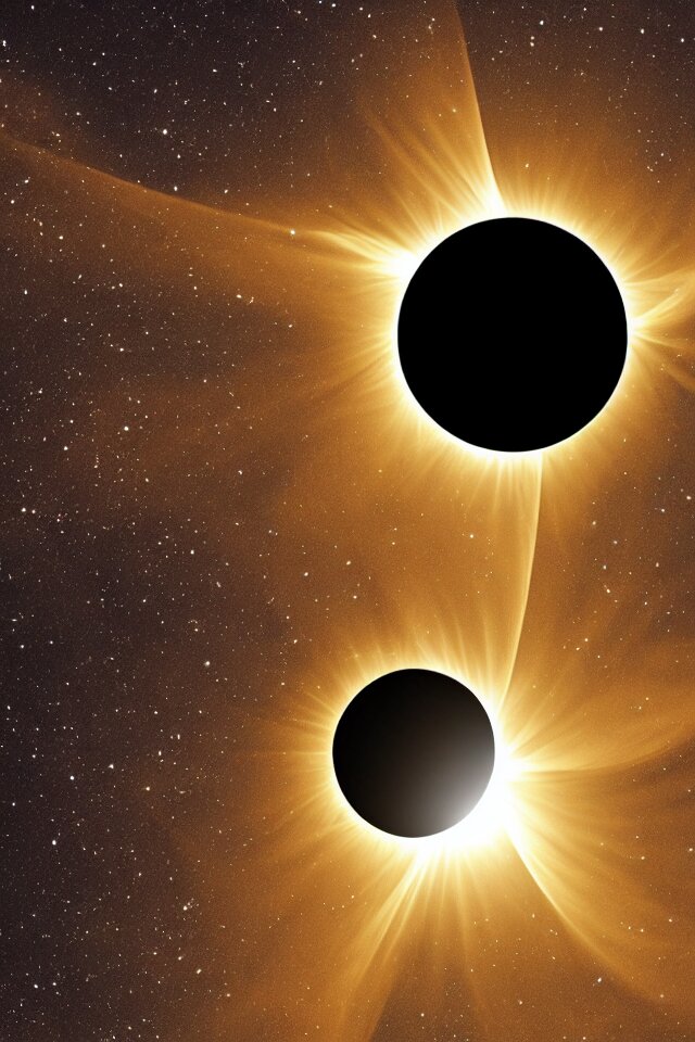 Moon and sun